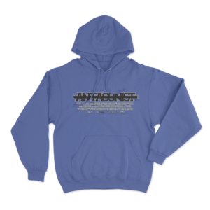 Antagonist Credits Unisex Hoodie Blue
