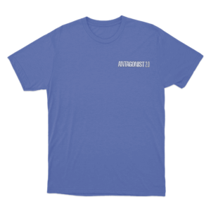 Antagonist Tour 2.0 Unisex T Shirt Blue