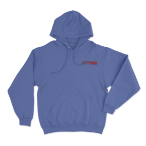 Red PBC Logo Unisex Hoodie Blue